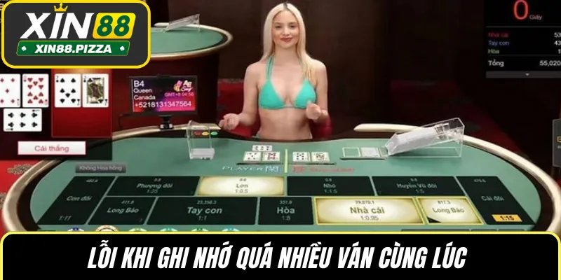 Lỗi khi ghi nhớ quá nhiều ván cùng lúc 