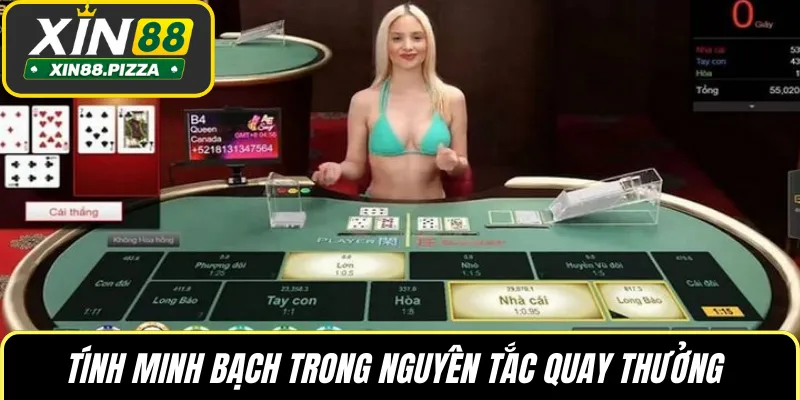 Tính minh bạch trong nguyên tắc quay thưởng 